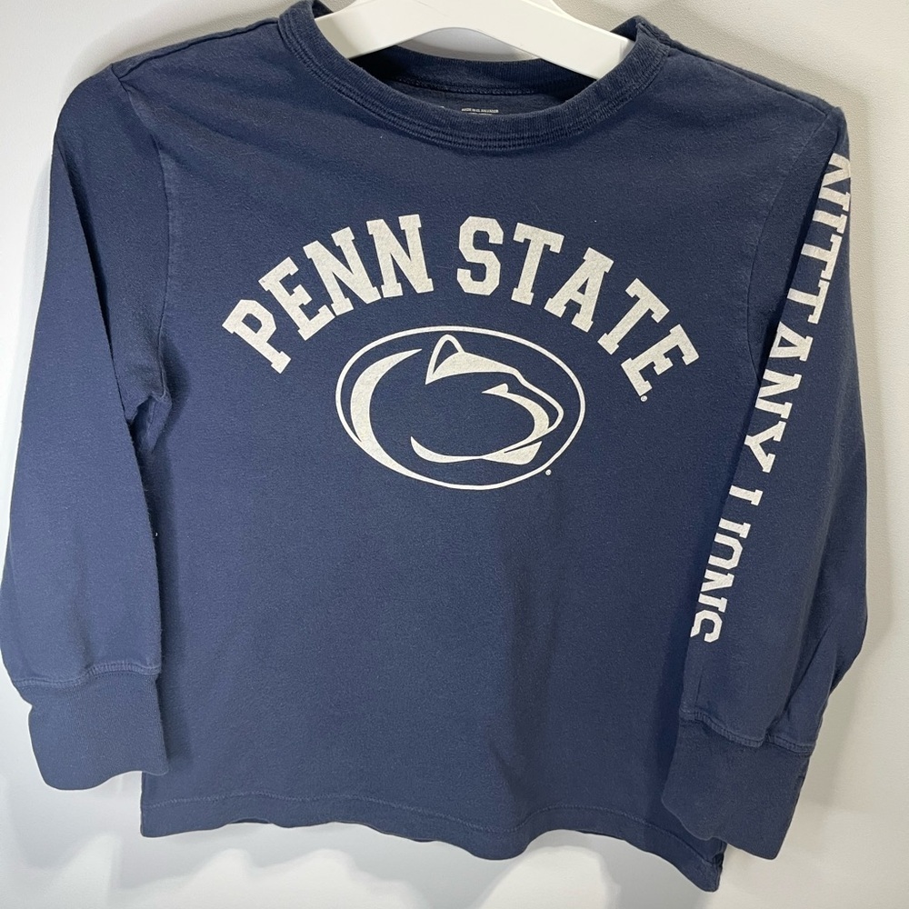 Penn State Kids Long Sleeve Shirt - Navy Blue Size Small